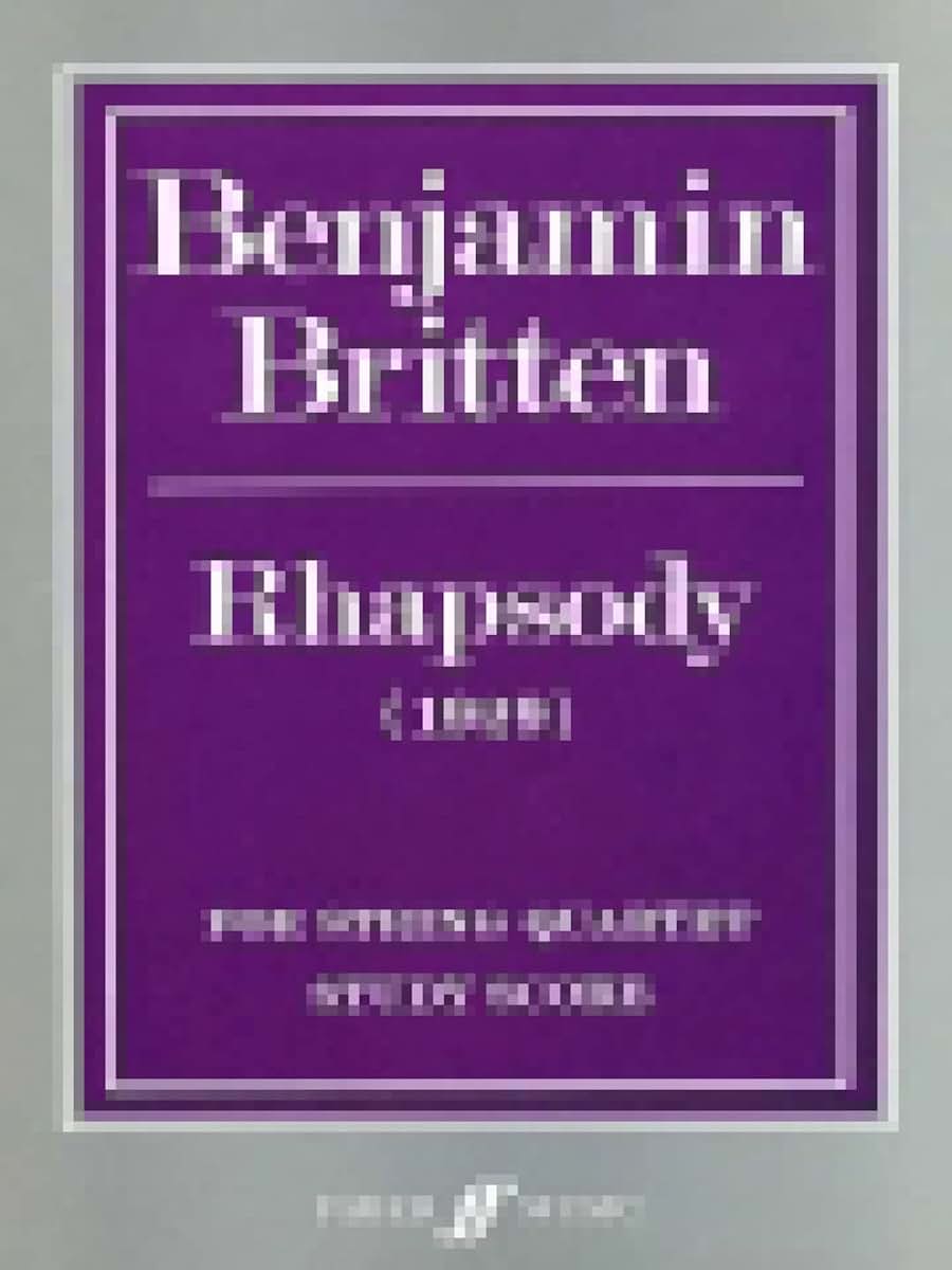 Rhapsody: For String Quartet Set of Parts (Faber Edition)