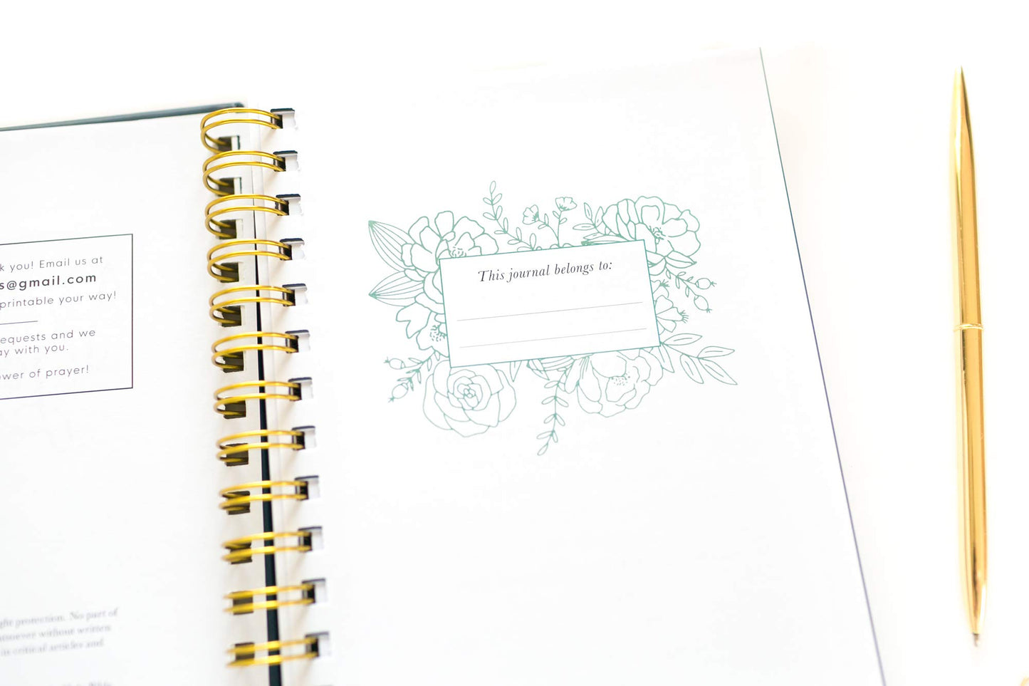 Prayer Journal for Women: An Inspirational Christian Bible Journal, Prayer Notebook & Devotional (Premium Gold Spiral-Bound Hardcover)