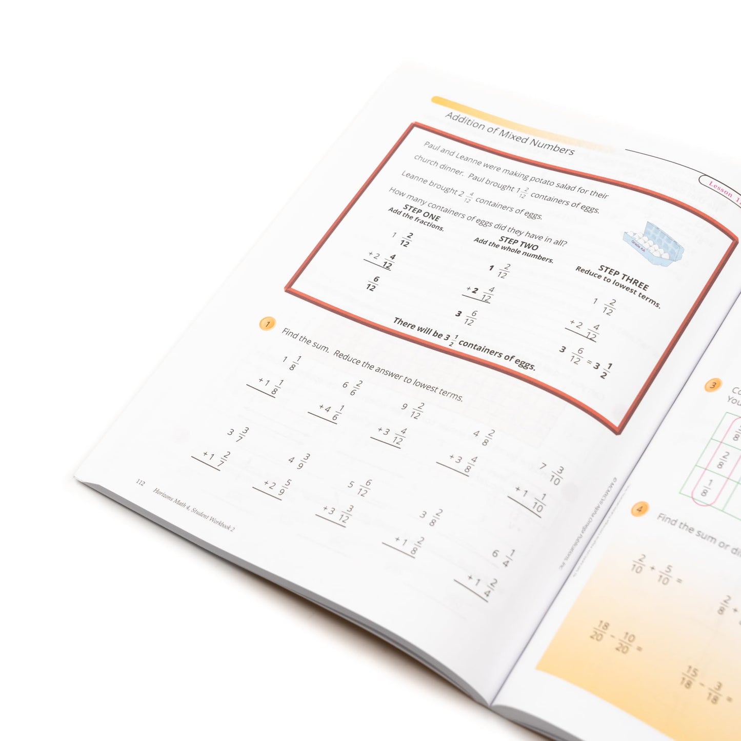 Horizons 4th Grade Math Student Book 2