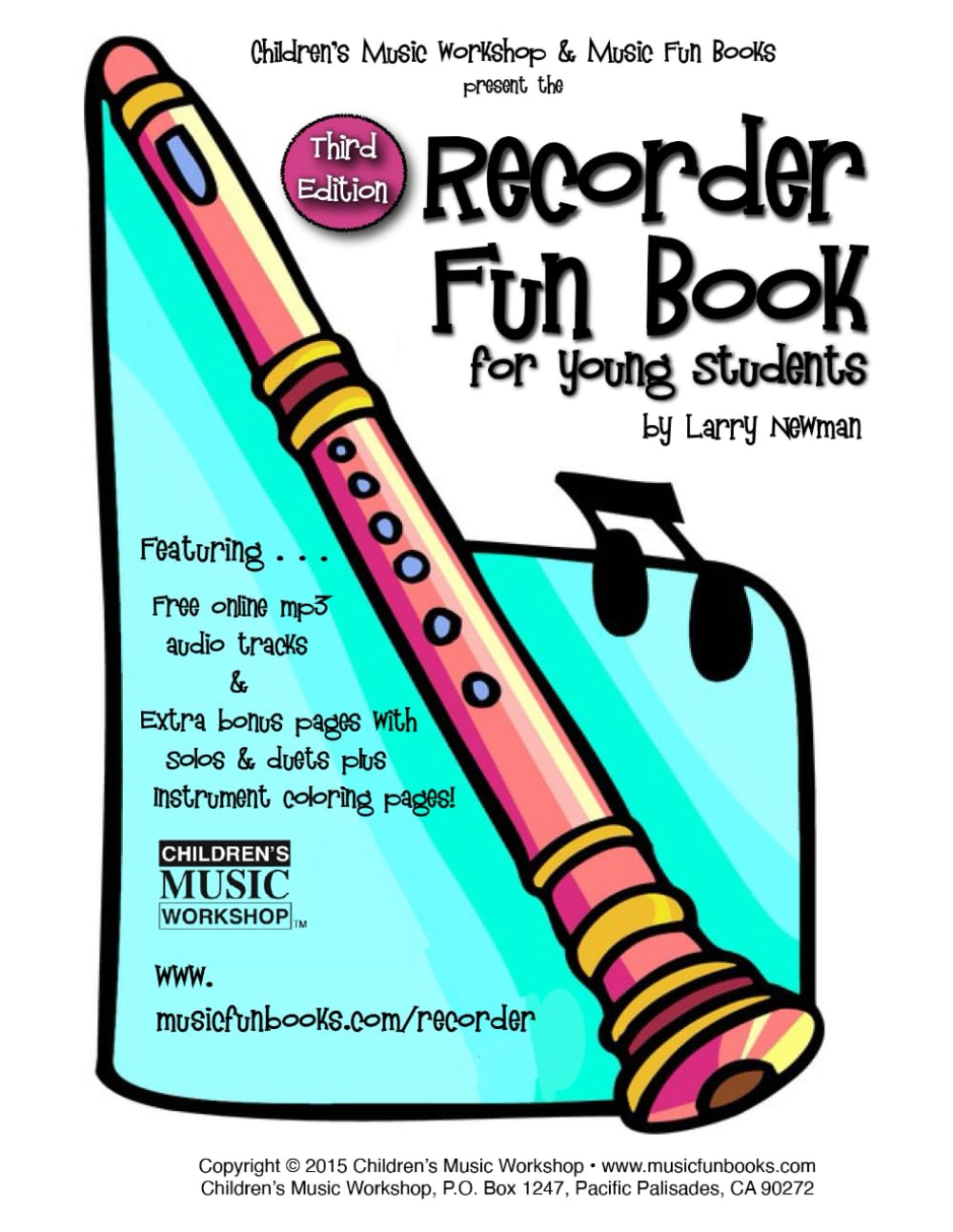 The Recorder Fun Book: for Young Students (Recorder Fun Book Series)