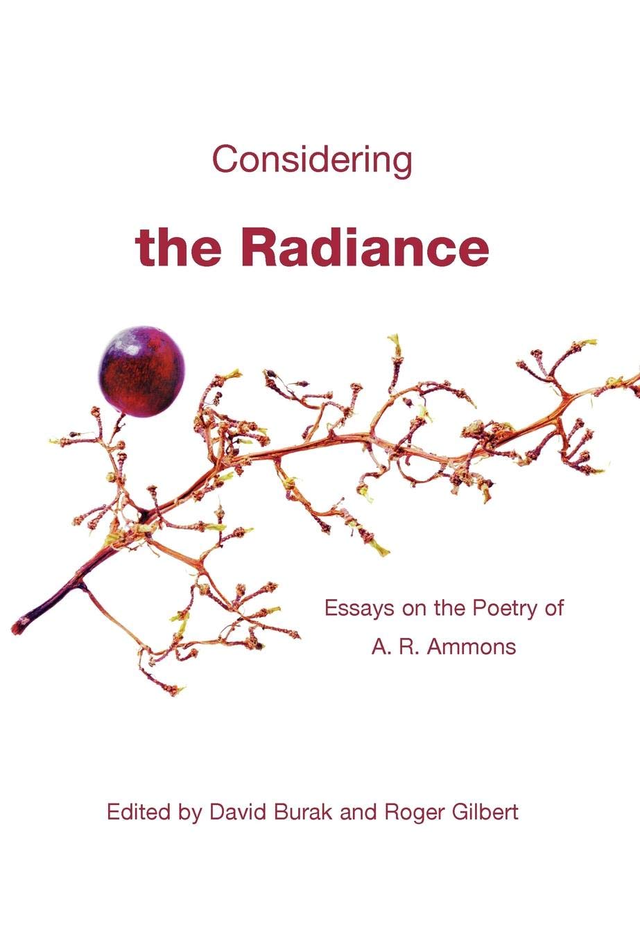 Considering the Radiance: Essays on the Poetry of A. R. Ammons