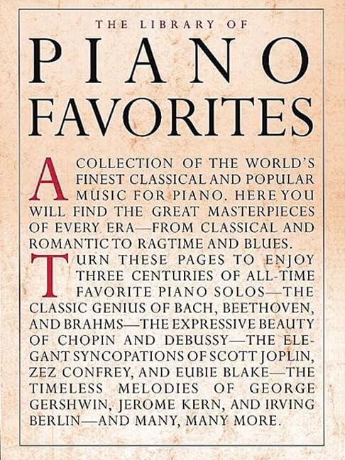 The Library of Piano Favorites by Amy Appleby