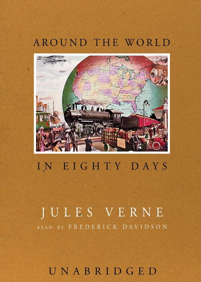 Around The World In Eighty Days: Library Edition (Voyages Extraordinaires)