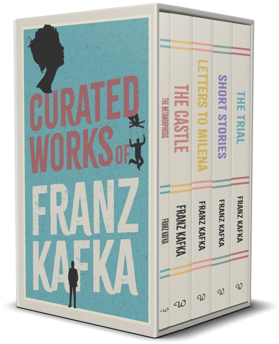 Curated Works of Franz Kafka 5 Books Collection Boxed Set(The Trial, Short Stories, Letters to Millena, The Castle & The Metamorphosis)