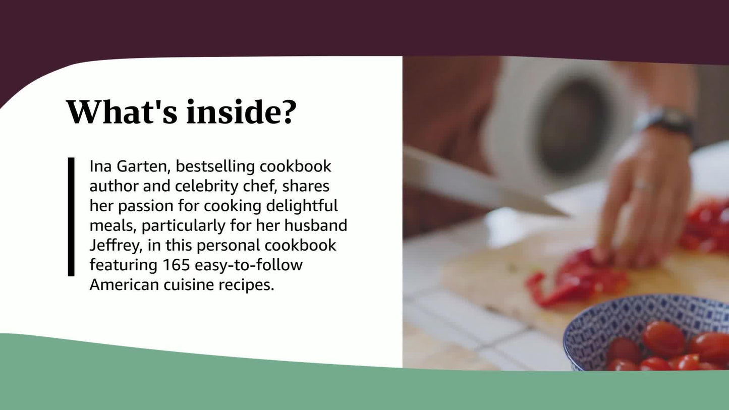 Cooking for Jeffrey: A Barefoot Contessa Cookbook by Garten,
