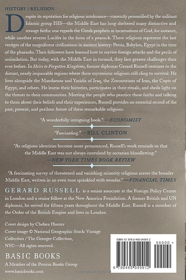 Heirs to Forgotten Kingdoms — back cover