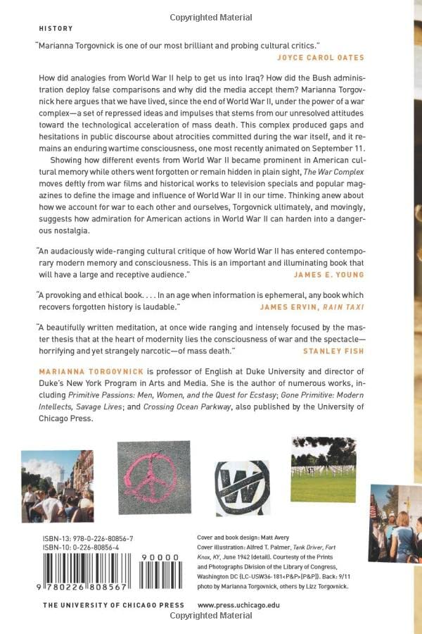 The War Complex: World War II in Our Time — back cover