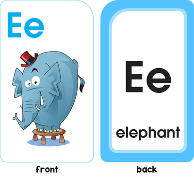 School Zone Alphabet Fun Flash Cards: 56 Cards, Preschool, Kindergarten, ABCs, Uppercase and Lowercase Letters, Spelling, Ages 4 to 6