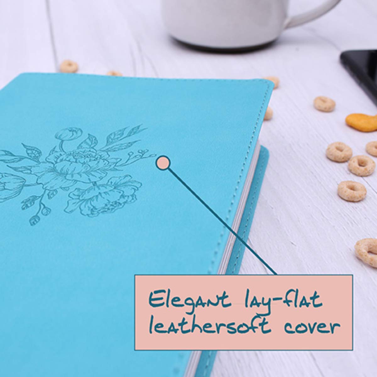 NIV, The Busy Mom's Bible, Leathersoft, Teal, Red Letter