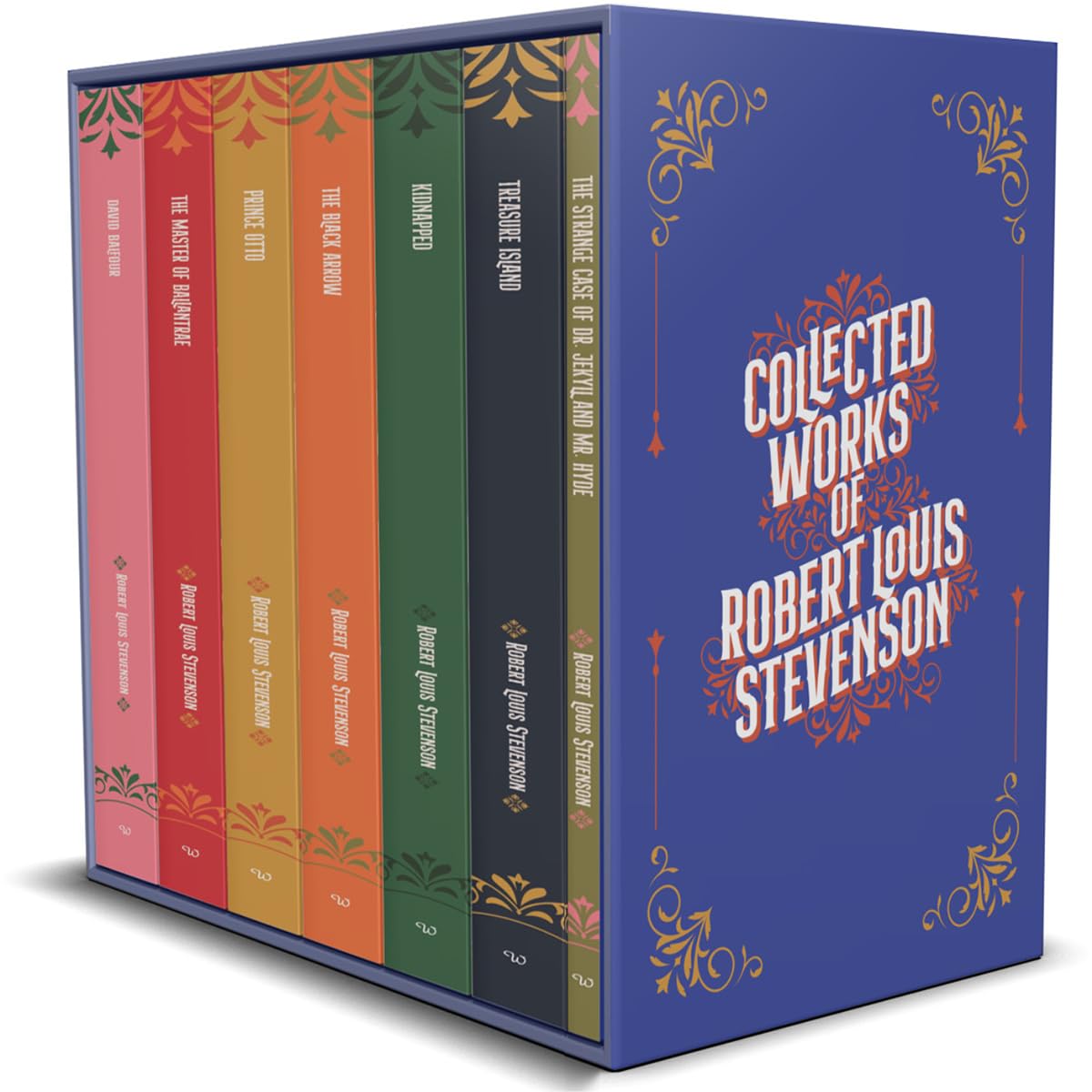 Collected Works of Robert Louis Stevenson 7 Books Collection Boxed Set(David Balfour, The Master of Ballantrae, The Black Arrow, Kidnapped, The Strange Case of Dr. Jekyll and Mr. Hyde & More)