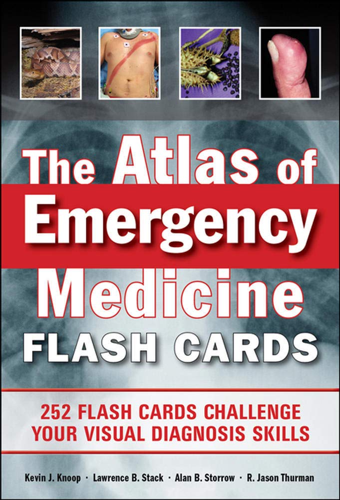 The Atlas of Emergency Medicine Flashcards by Knoop, Kevin