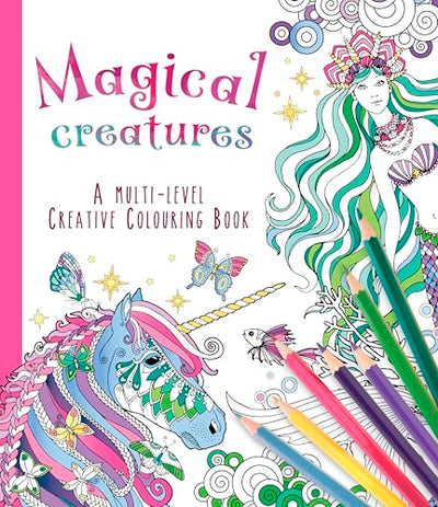 Fantasy Coloring Book for Adults: Unicorns, Dragons & More!