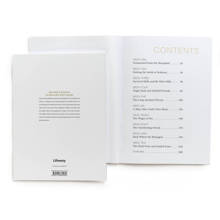 David - Bible Study Book (Updated Edition): Seeking a Heart Like His — back cover