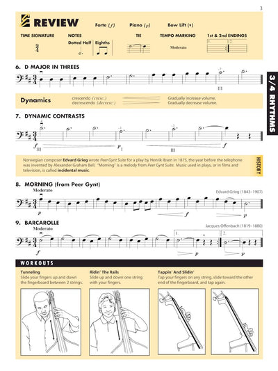 Essential Elements for Strings - Book 2 Double Bass Method with EEi Beginner to Intermediate Bass Sheet Music and Online Audio Hal Leonard Instruction Book