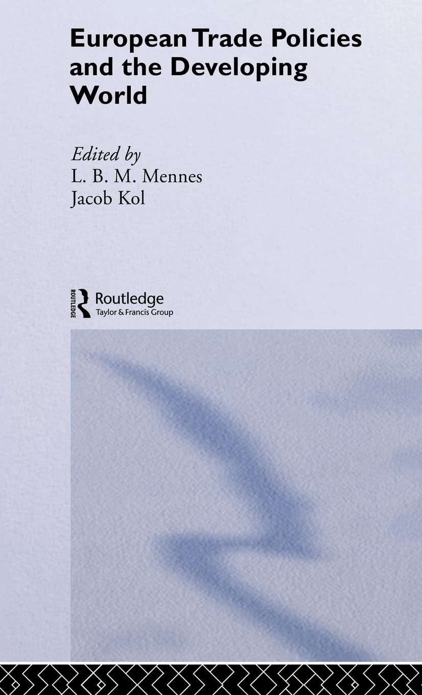 European Trade Policies and Developing Countries