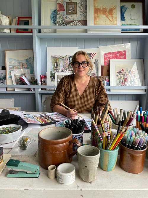 SJ Axelbys Interior Portraits: Homes of leading creatives explored through gorgeous watercolour painting