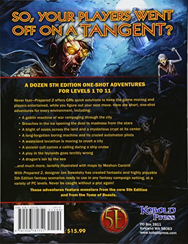 Prepared 2: A Dozen One-Shot Adventures for 5th Edition