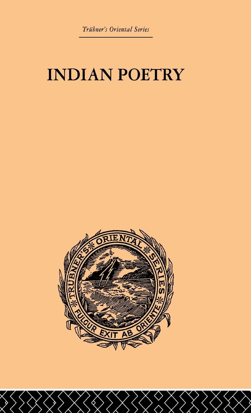 Indian Poetry (Trubner's Oriental)