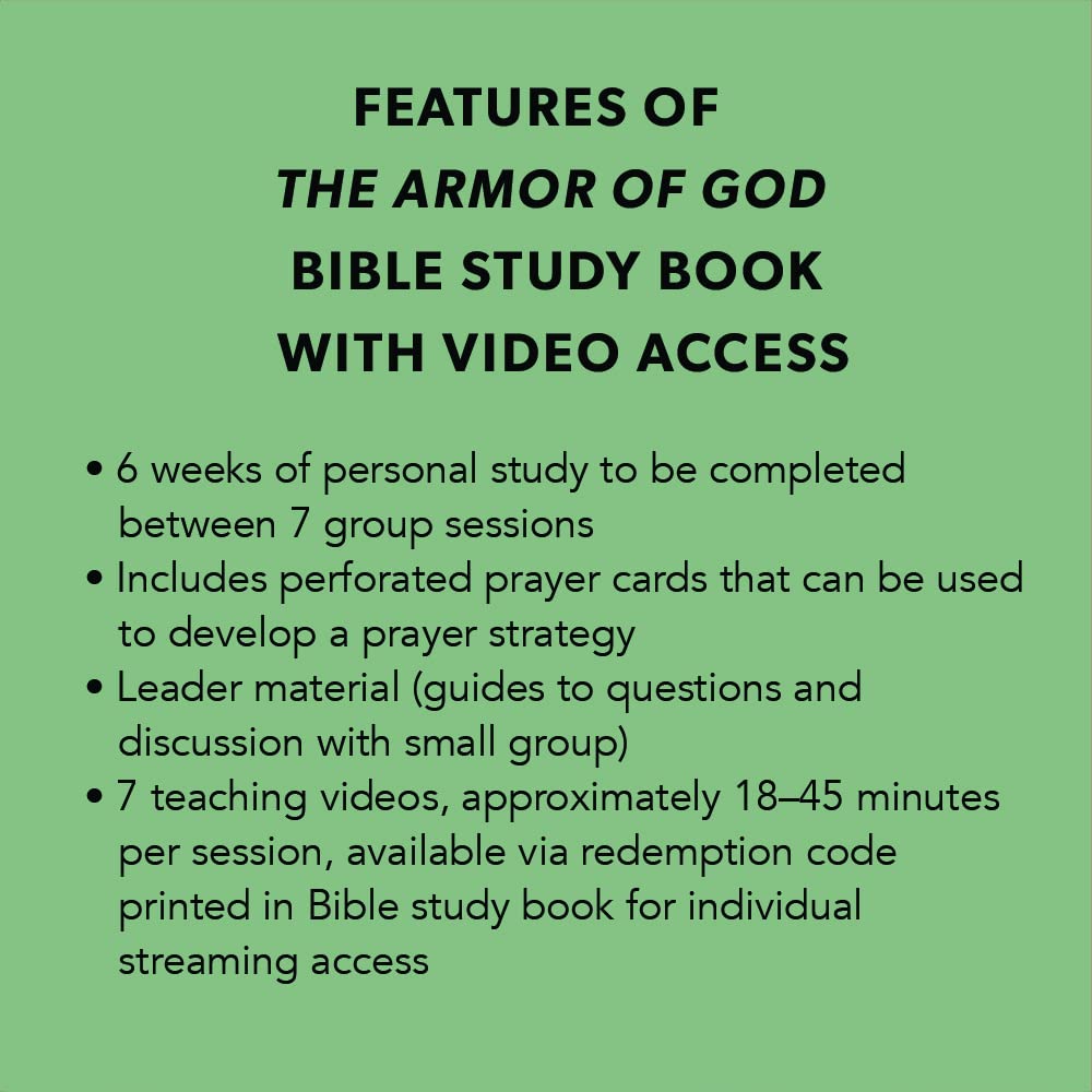 The Armor of God - Bible Study Book with Video Access by Shi