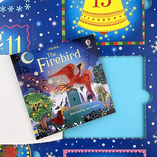 Usborne Advent Calendar Book Collection: Festive Countdown with 24 Magical Tales of Princes, Princesses, Dragons, and Dinosaurs, Including a Special ... Version of A Christmas Carol for Little Ones