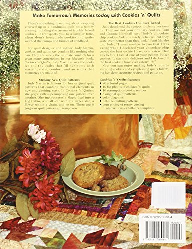 Cookies 'n' Quilts: Recipes & Patterns for America's Ultimate Comforts — back cover