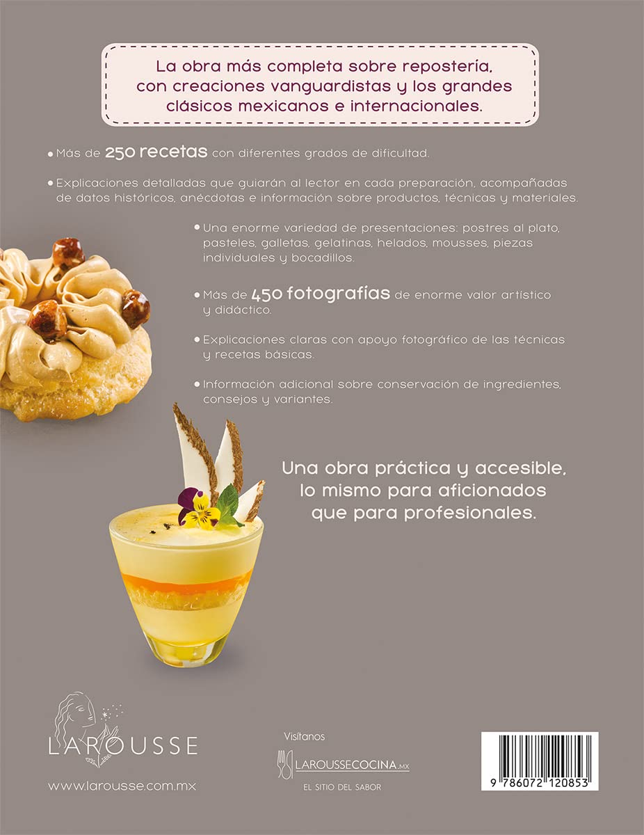 Larousse de los postres con toque mexicano