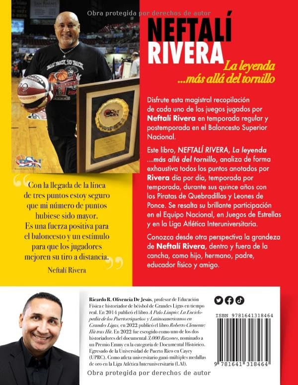 NEFTALÍ RIVERA: La leyenda ...más allá del tornillo (Spanish Edition)