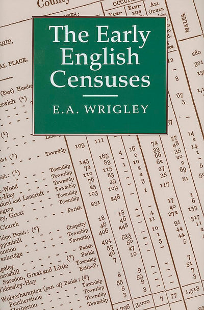 The Early English Censuses (Records of Social and Economic History, New Series)