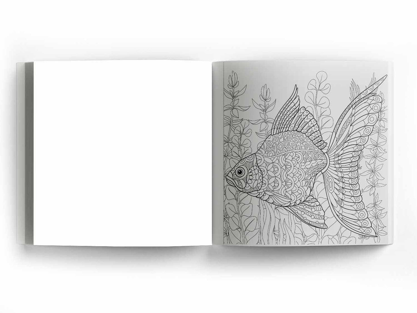 Majestic Animals: Colouring books for Adults with tear out sheets