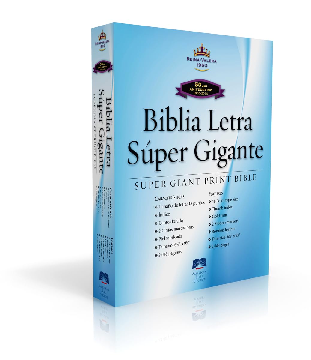 RVR60 Super Large Print (Spanish Edition) Leather Bound Bible