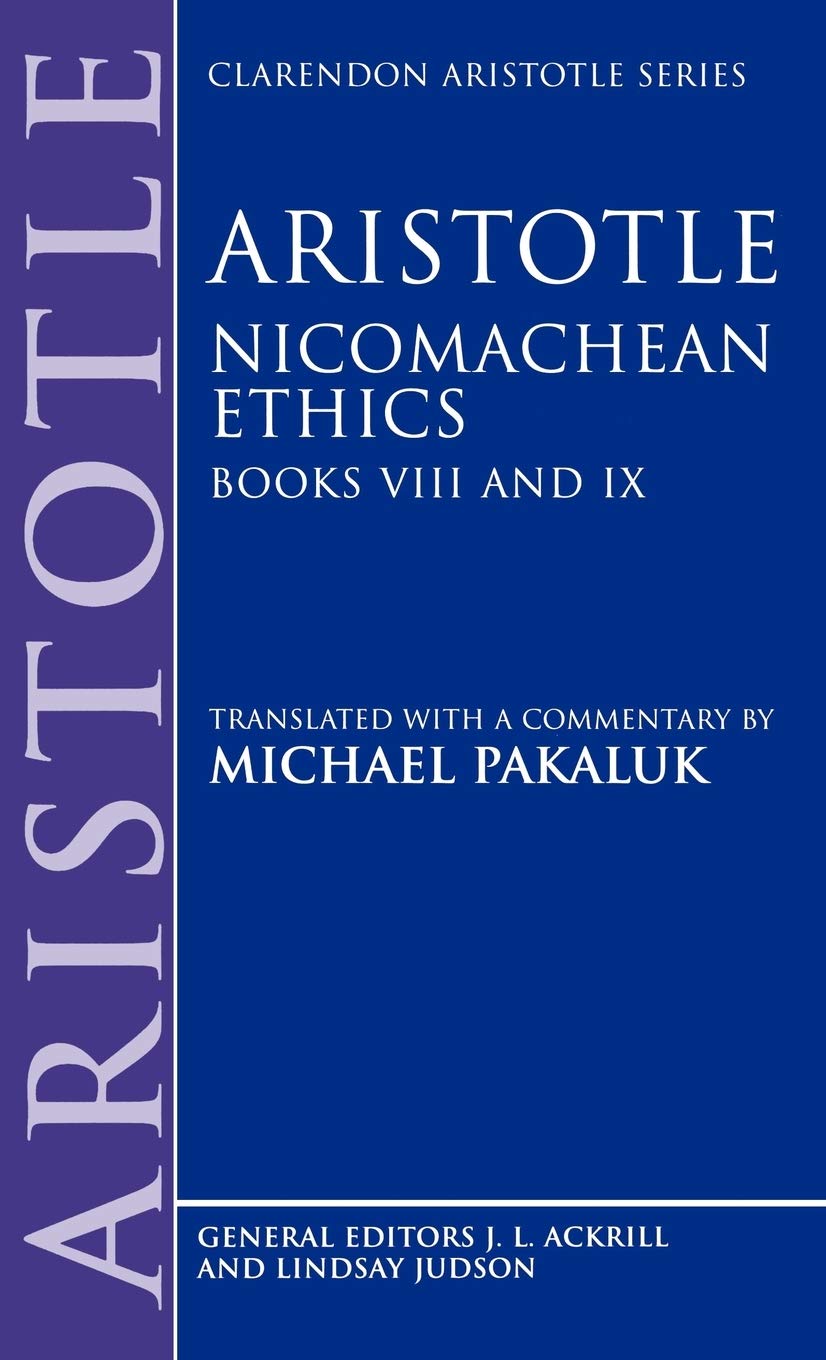 Nicomachean Ethics (Clarendon Aristotle Series)
