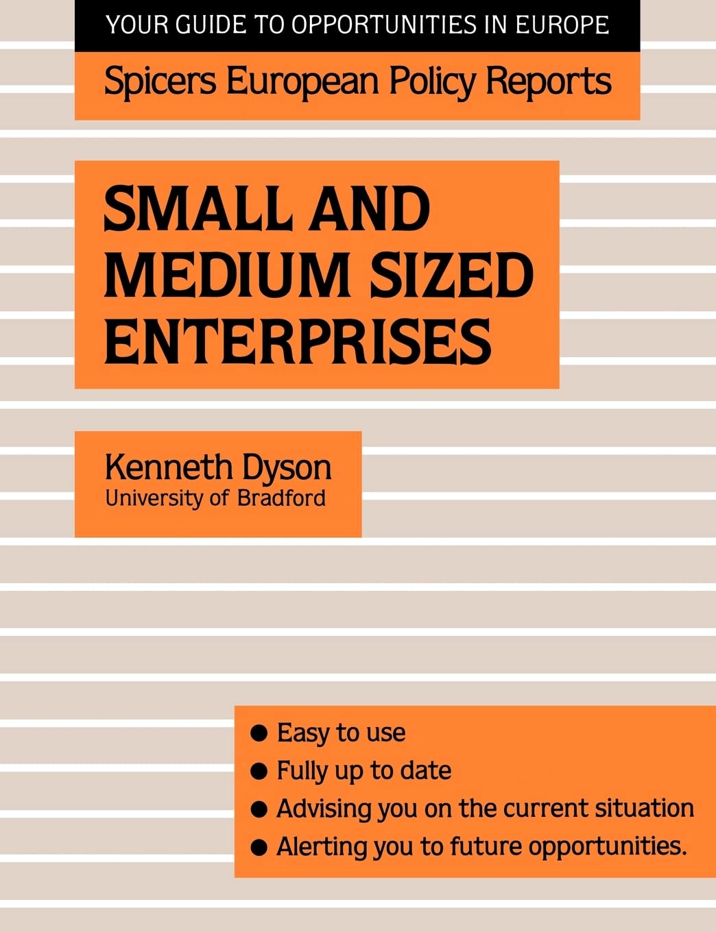 Small and Medium Sized Enterprises (Ocean Management and Policy Series)