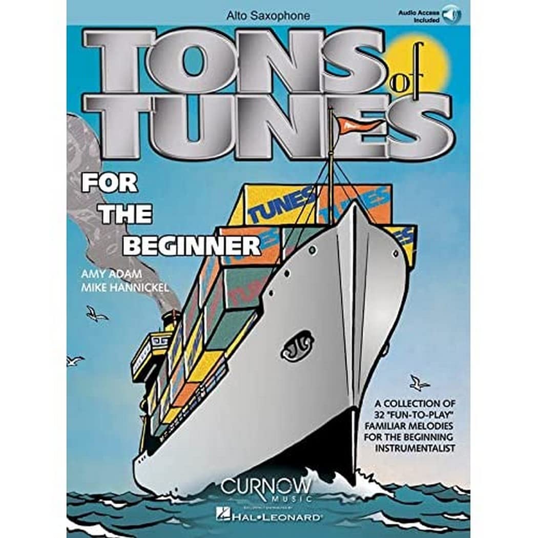 Tons of Tunes for the Beginner (audio access included): Eb Alto Saxophone - Grade 0.5 to 1