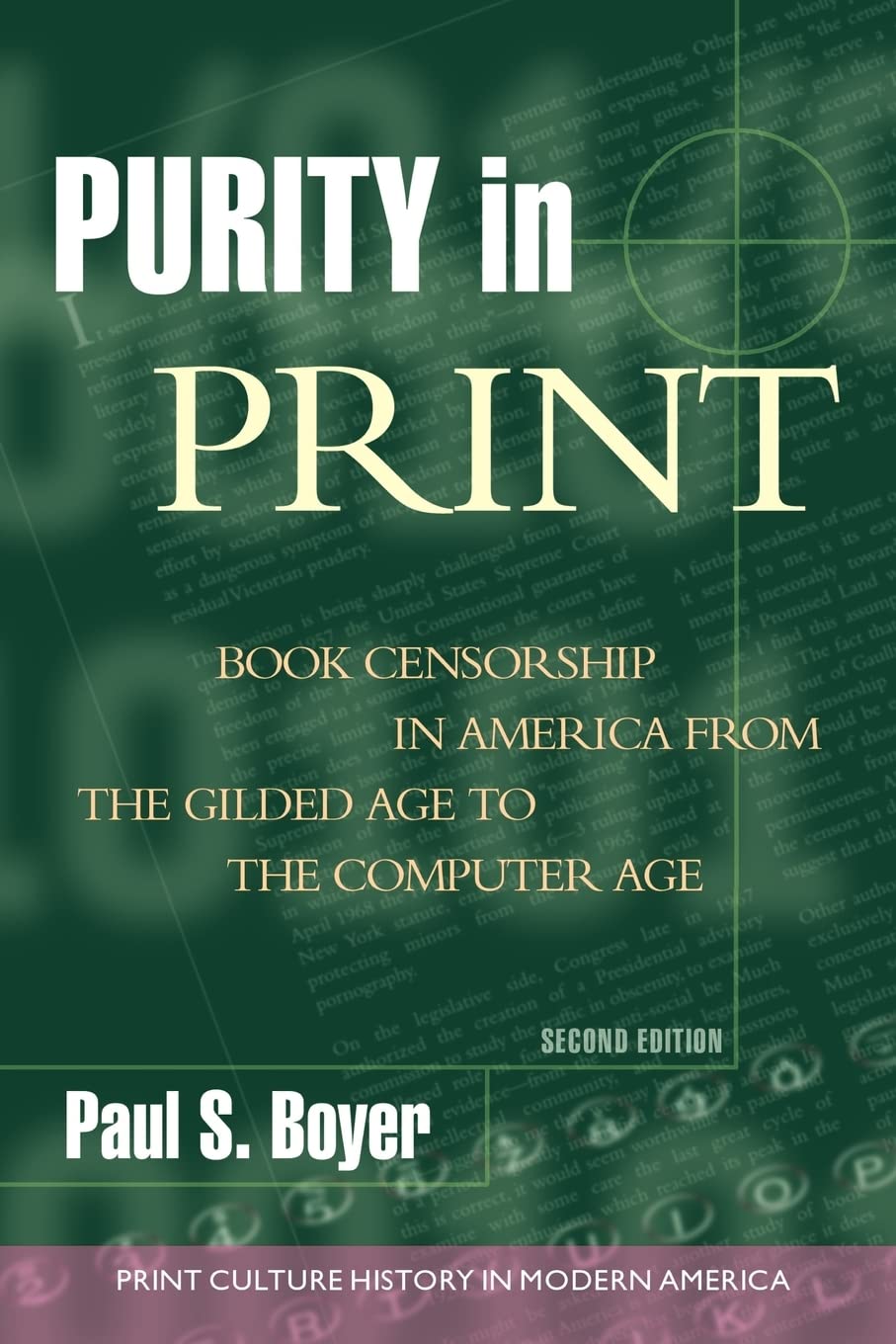 Purity in Print: Book Censorship in America from the Gilded Age to the Computer Age (Print Culture History in Modern America)