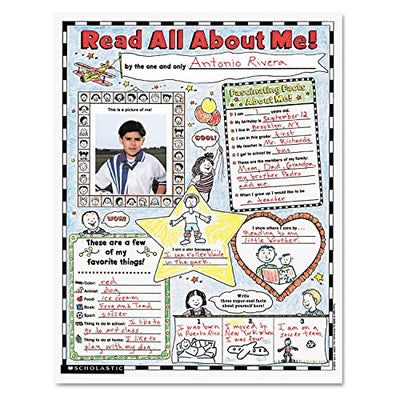 Instant Personal Poster Sets: Read All About Me: 30 Big Write-and-Read Learning Posters Ready for Kids to Personalize and Display With Pride!
