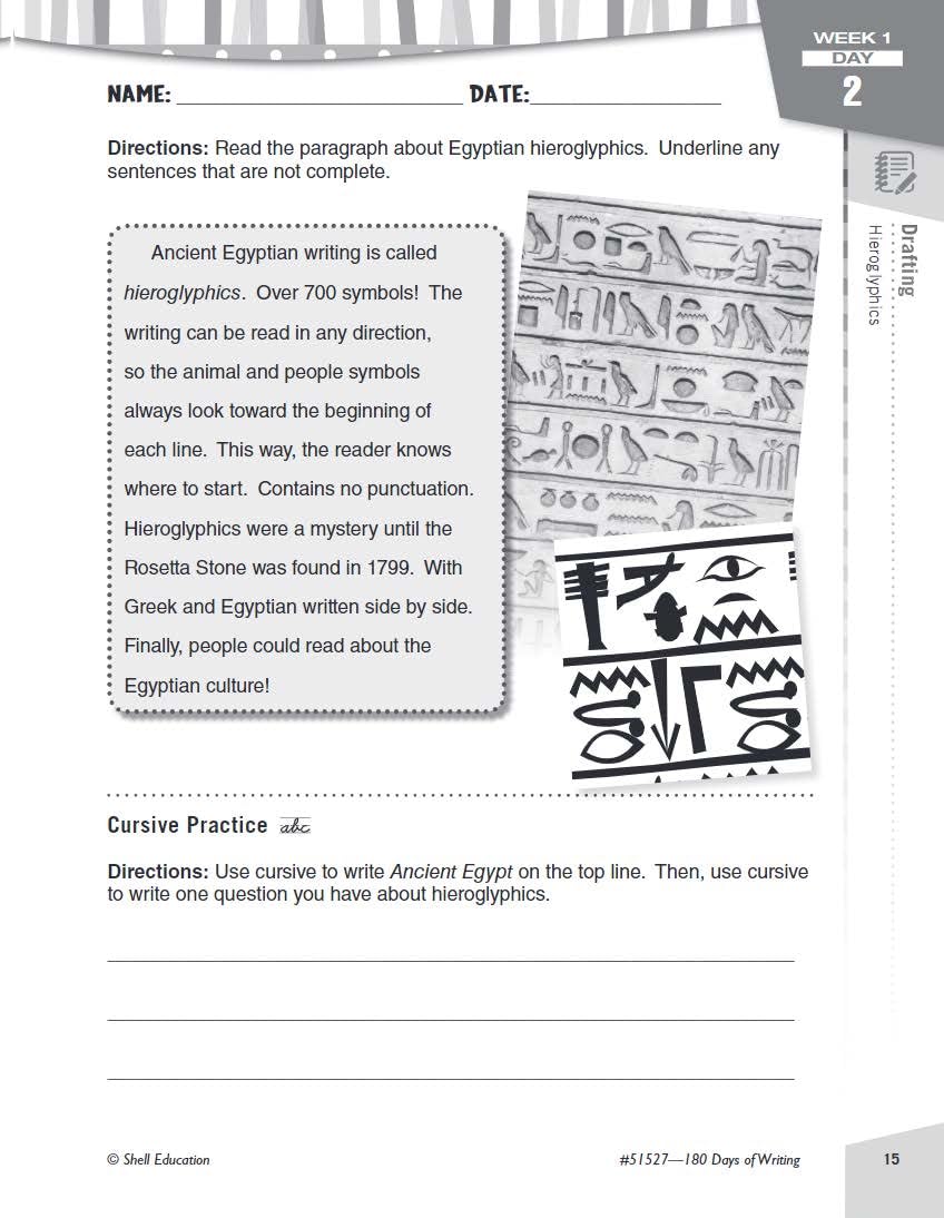 180 Days of Writing for Fourth Grade - An Easy-to-Use Fourth Grade Writing Workbook to Practice and Improve Writing Skills (180 Days of Practice)