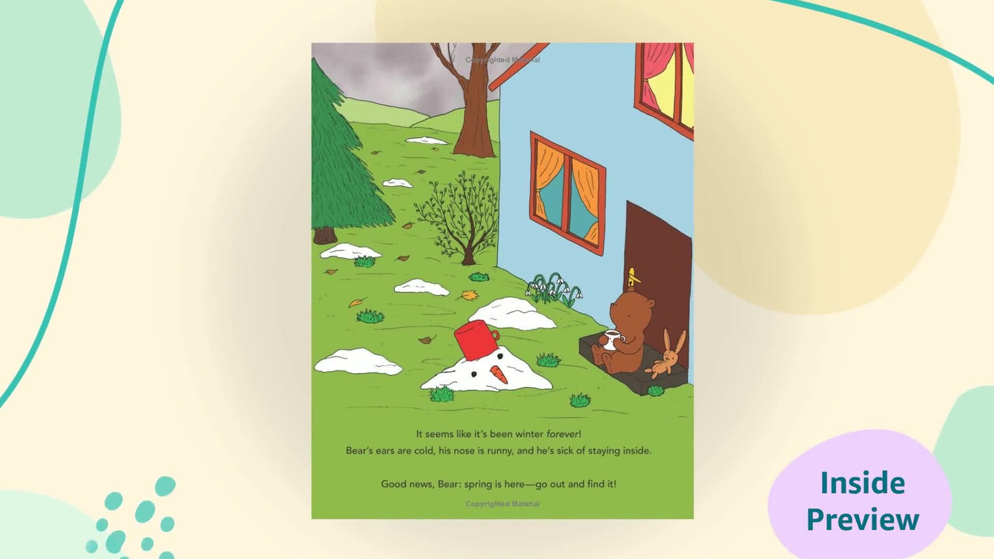 Bear's Springtime Book of Hidden Things: An Easter And Springtime Book For Kids (A Search and Find Adventure)