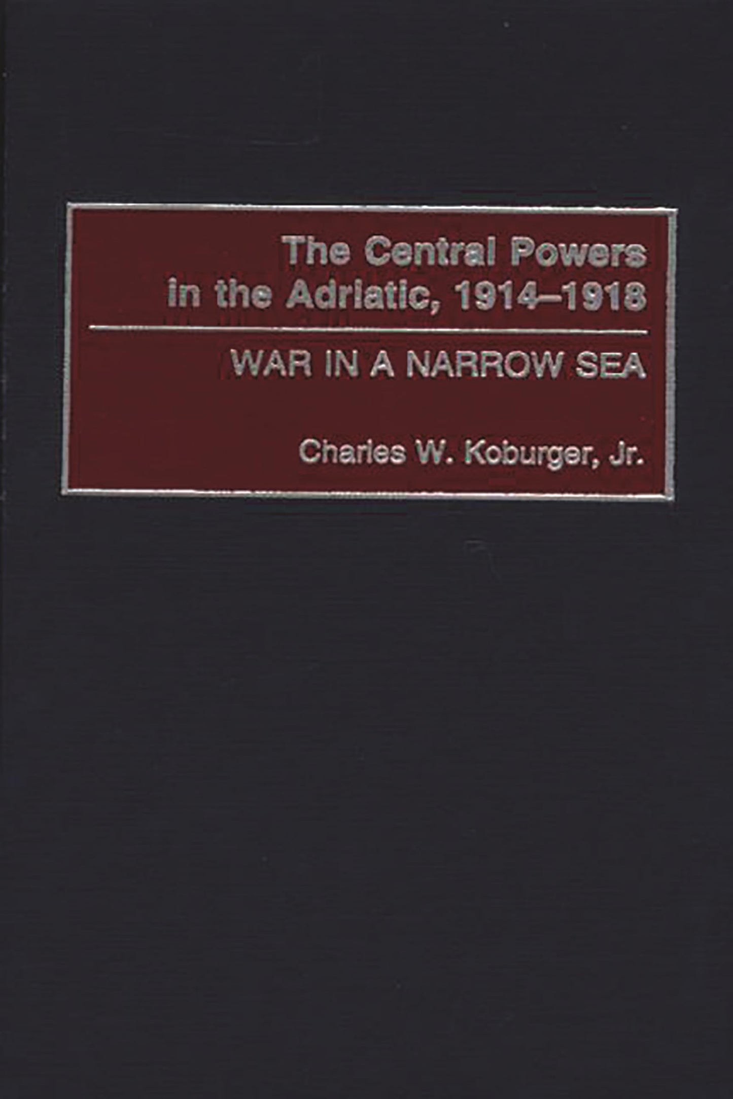 The Central Powers in the Adriatic, 1914-1918: War in a Narrow Sea