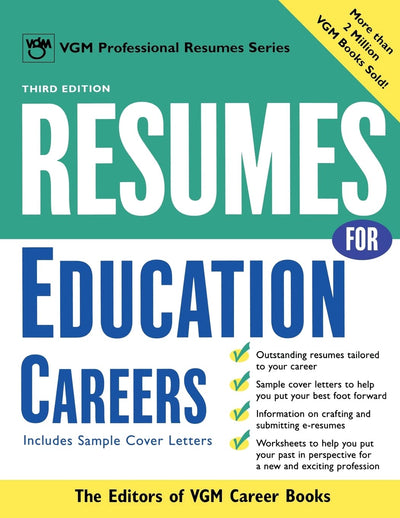 Resumes for Education Careers (Vgm's Professional Resumes Series)