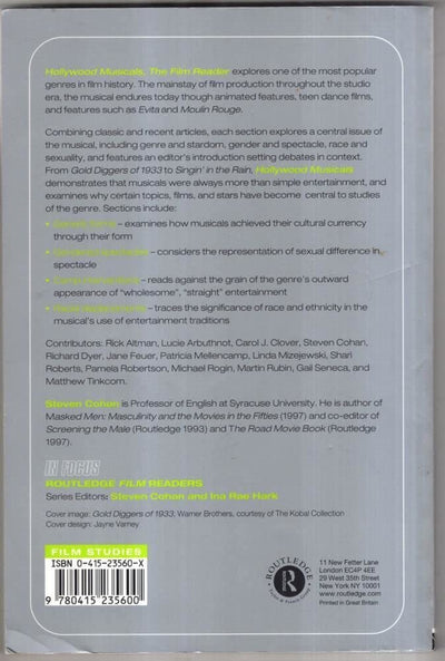Hollywood Musicals Film Reader (In Focus: Routledge Film Readers)