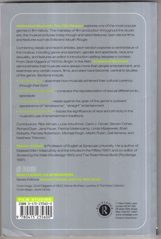 Hollywood Musicals Film Reader (In Focus: Routledge Film Readers)