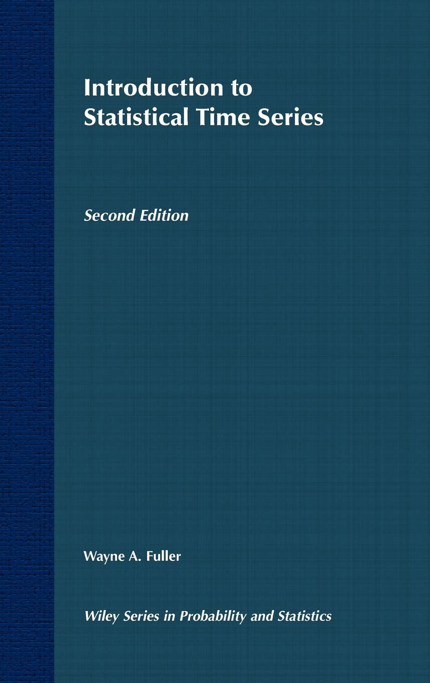 Introduction to Statistical Time Series