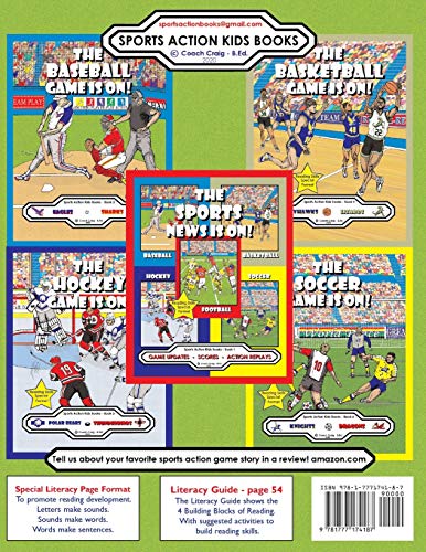 The Football Game Is On !: The Wildcats vs. The Mustangs (Sports Action Kids Books)