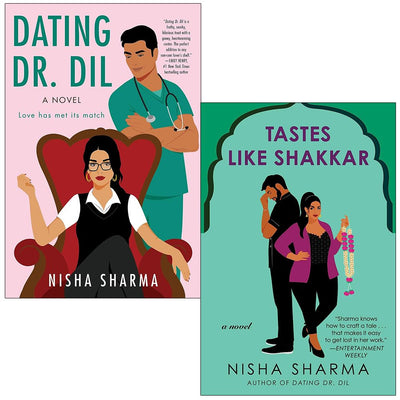 If Shakespeare Were an Auntie Series 2 Books Collection Set By Nisha Sharma(Dating Dr. Dil, Tastes Like Shakkar)