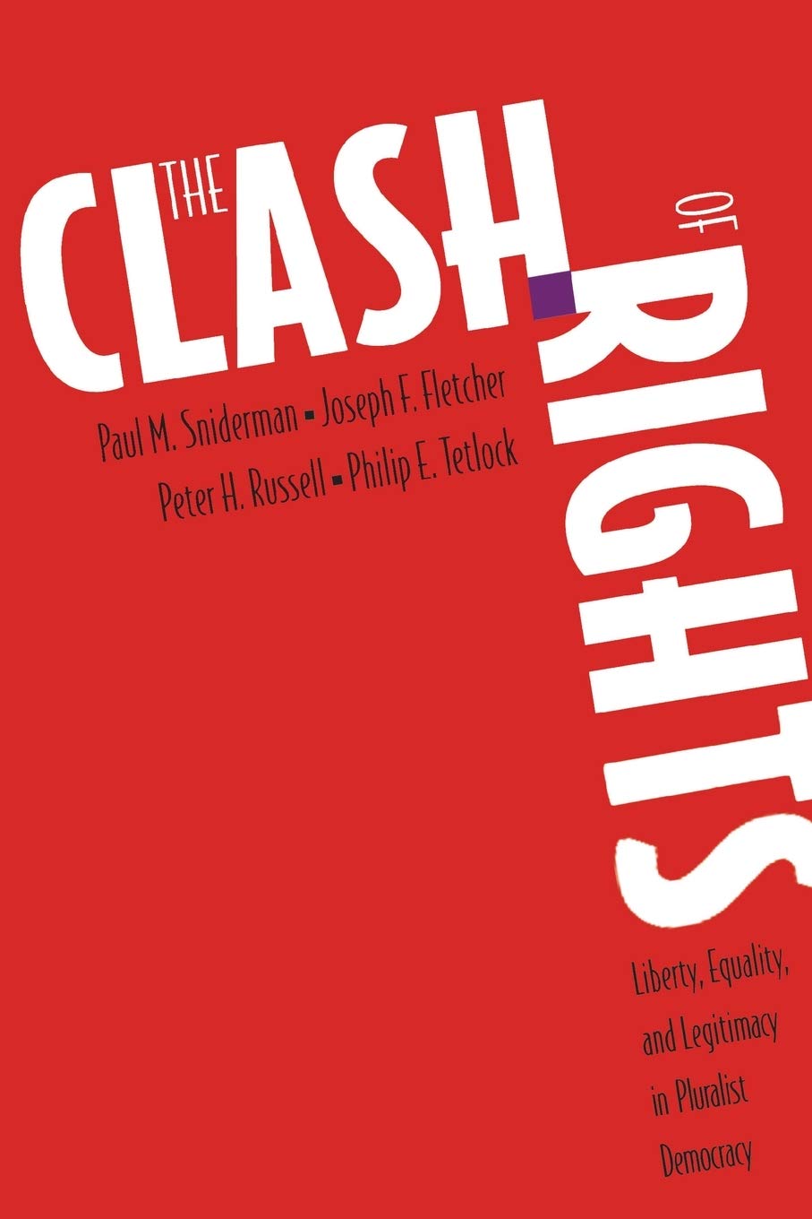 The Clash of Rights: Liberty, Equality, and Legitimacy in Pluralist Democracy