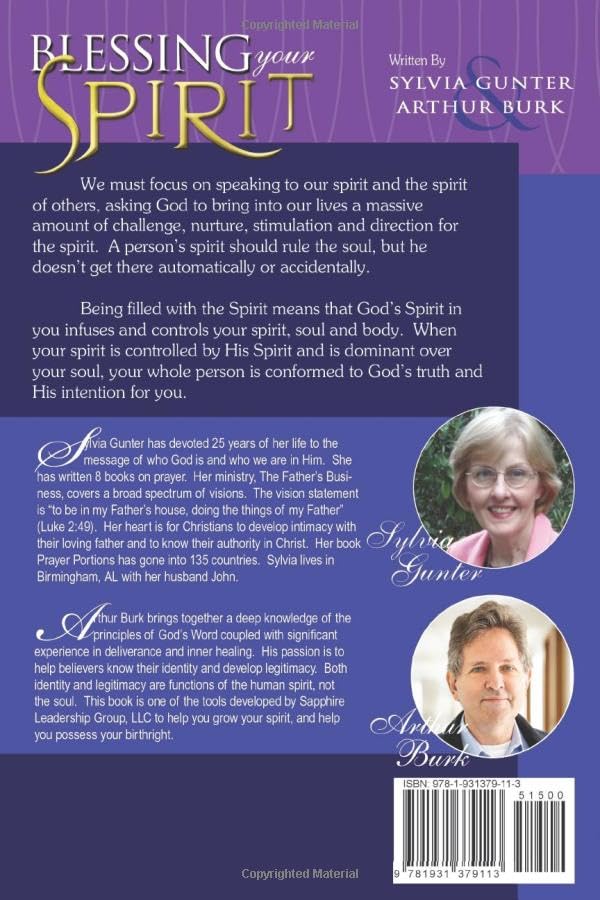 Blessing Your Spirit — back cover