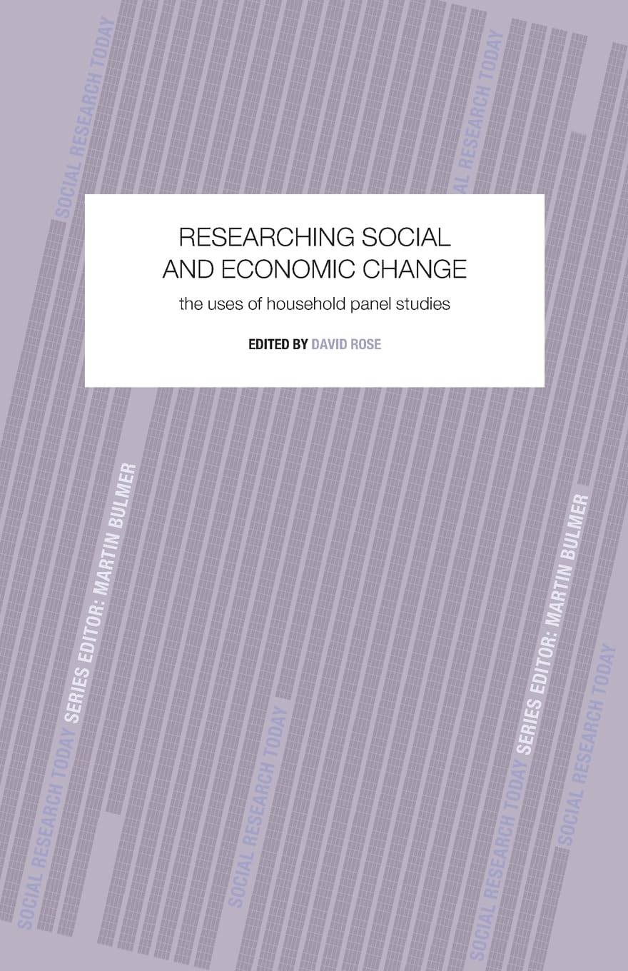 Research Social and Economic Change (Social Research Today)