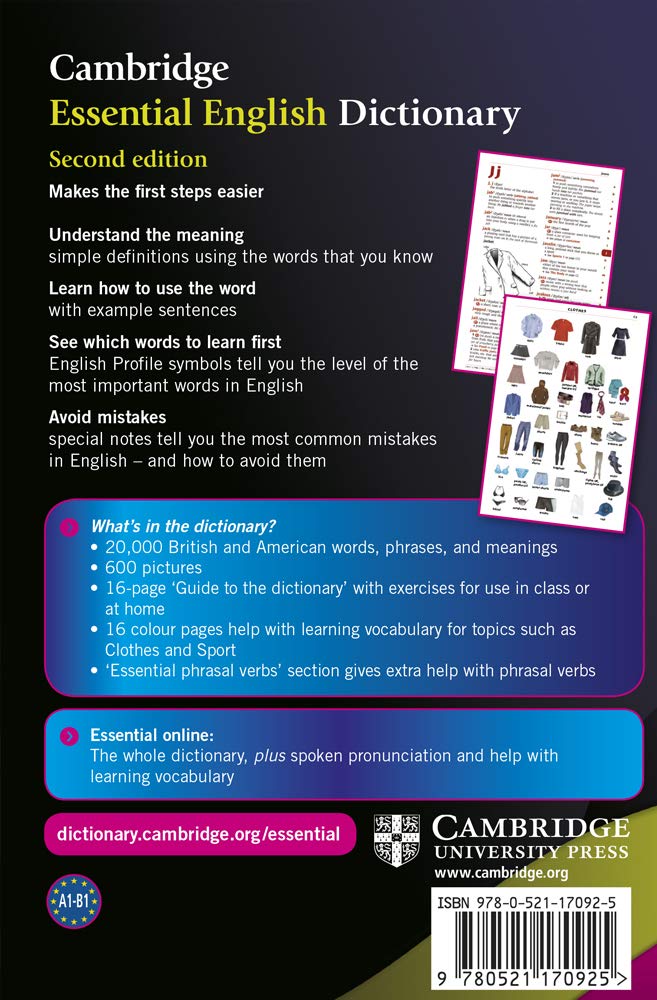 Cambridge Essential English Dictionary by McIntosh, Colin