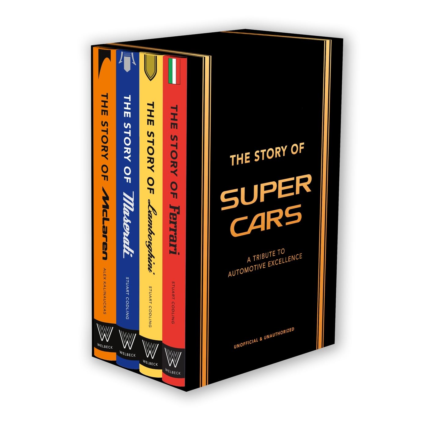 The Story of Supercars Gift Set: A Tribute to Four Automotive Icons (The Story of Cars)