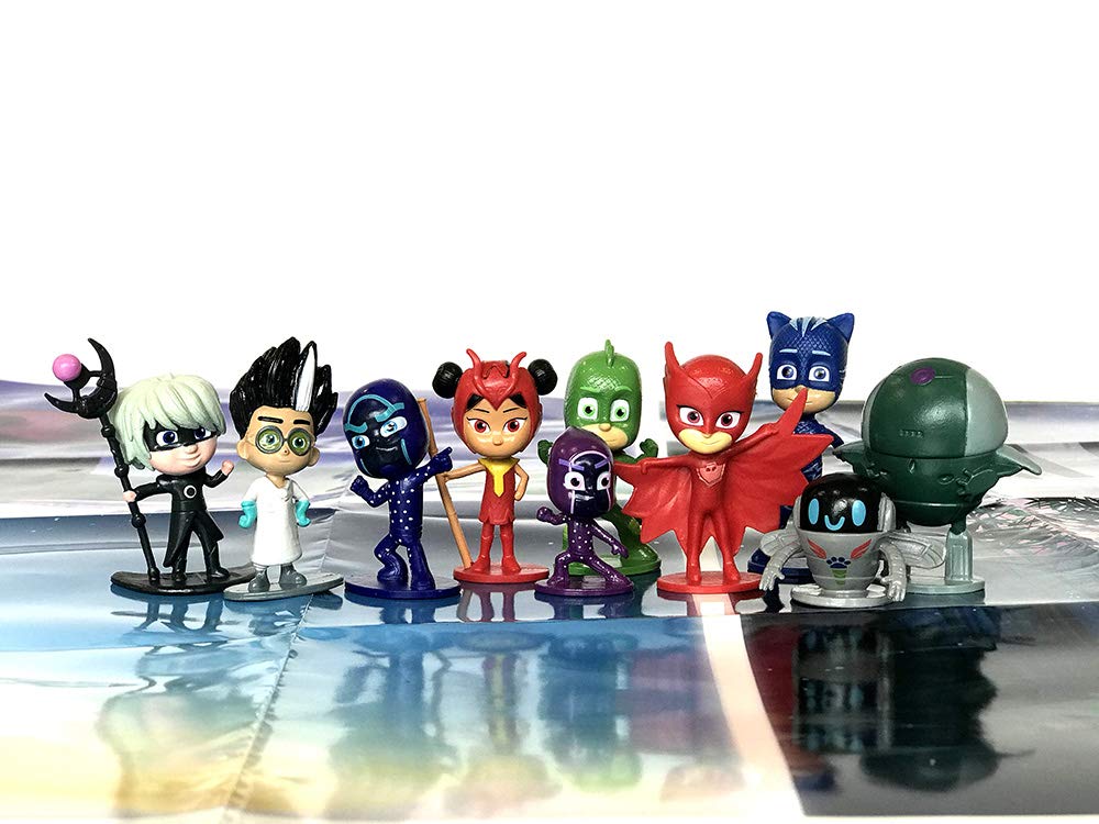 PJ Masks My Busy Books - Storybook, 10 figurines, playmat